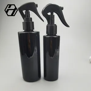 30ml 50ml 60ml 80ml 100ml 120ml 250ml 300ml 500ml Pet Squeeze Black White Clear Trigger Spray Plastic Bottle With Spray Cap