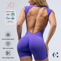 Body de gymnastique pour femmes Combinaison de course à pied pour femmes Body de fitness dos nu Combinaison