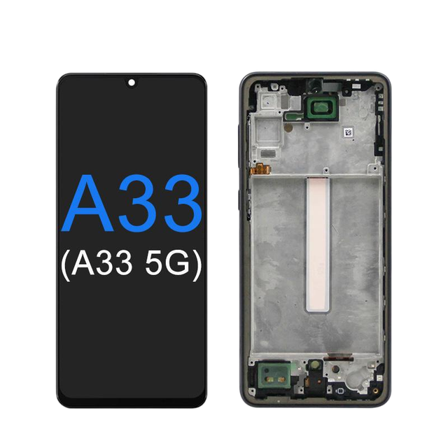 Wholesale LCD Display Touch Screen for Samsung Galaxy A33 5G LCD Screen Digitizer Full Assembly with Frame for Samsung A33 5G
