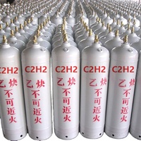 98% % de gaz acétylène de pureté à vendre prix bon marché C2h2 gaz de soudage acétylène de gaz