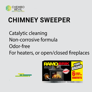 Limpiador de chimenea tipo ladrillo Tratamiento catalítico para chimeneas y chimeneas Adecuado para limpieza fina de fórmula catalítica de carbón de madera - Product Image 2
