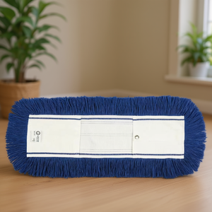 Mop Sintetico Morbido Blu 145 Cm per Pulizia Organica - Product Image 3
