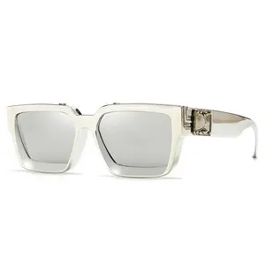 新款亚马逊热销时尚方形太阳镜男士品牌复古经典太阳镜多种颜色影响者眼服gafas de sol