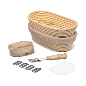 Cesta de fermentación de pan de ratán profesional de alta calidad para hornear, juego de fabricación de pan artesanal de ratán indonesio - Product Image 5