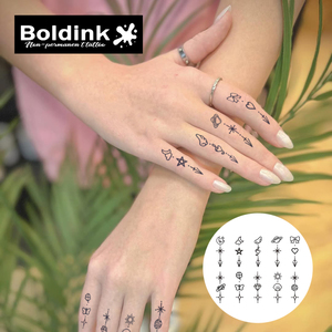 <span class=keywords><strong>Tatuaje</strong></span> Temporal de Dedo con Diseño Realista Personalizado de Boldink, Resistente al Agua y de Larga Duración (2 Semanas), Tinta de Jagua - Product Image 4