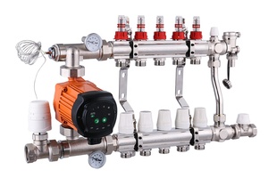 SUNFLY centrale impianto di <span class=keywords><strong>riscaldamento</strong></span> acqua miscela pompa gruppo valvola facile installazione <span class=keywords><strong>pavimento</strong></span> collettore di <span class=keywords><strong>riscaldamento</strong></span> gruppo pompa di miscelazione - Product Image 2