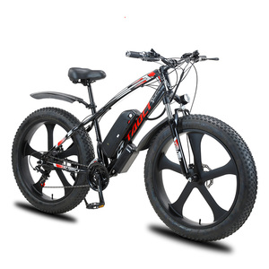 Venta al por mayor de fábrica: Bicicleta eléctrica multifuncional de aluminio de 26 pulgadas con neumáticos gruesos, 1000W, 48V, 21 velocidades, diseño de neumático grueso tipo Python, con batería de litio. - Product Image 4