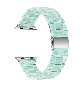 Correa de Reloj Transparente Colorida para Apple <span class=keywords><strong>Watch</strong></span> 45mm 38mm <span class=keywords><strong>SE</strong></span> 44mm Samsung <span class=keywords><strong>Huawei</strong></span> 20mm 22mm, Correa Universal para Reloj - Product Image 3