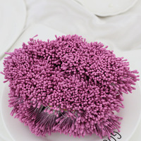 Mini perle pistil étamine florale Double têtes 2mm Simulation fleur matériel bricolage à la main fleur noyau