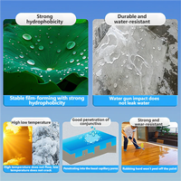 Agent imperméabilisant transparent 100% acrylique Longpu M6 - Scellant résistant aux UV à séchage rapide pour carrelage, béton, verre