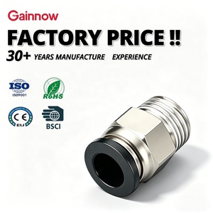 Raccord rapide pneumatique PC pour tuyau de gaz, filetage mâle droit 4/6/8/10/12/<span class=keywords><strong>14</strong></span>/16 <span class=keywords><strong>MM</strong></span>, connexion droite pour <span class=keywords><strong>tube</strong></span> d'air à pousser - Product Image 1