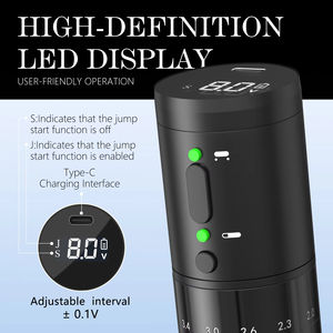 เครื่องสักไร้สาย XNET E1 2000mAh มอเตอร์ไร้แกน ปรับระยะชักได้ 2.0-4.2 มม. ระดับมืออาชีพ พร้อมชุดอุปกรณ์ครบชุด - Product Image 4