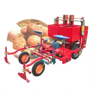 hot sale mini 12hp walking tractor mounted single row potato planter