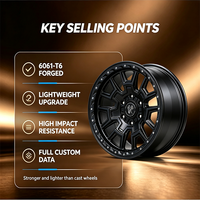 Rines de 17 y 18 Pulgadas, 6x139.7, 5x127, Estilo Beadlock para GMC Sierra 1500/Yukon, Lincoln Navigator, Mitsubishi Pajero