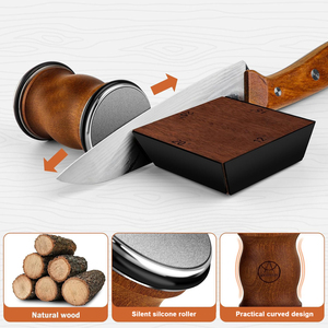 Aiguiseur de couteaux à rouleau irrégulier <span class=keywords><strong>Pierre</strong></span> à aiguiser magnétique à quatre côtés <span class=keywords><strong>Ciseaux</strong></span> de couteau de cuisine d'hôtel Outil d'affûtage professionnel - Product Image 5