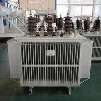 Transformateur de distribution d'énergie haute tension immergé dans l'huile triphasé YongHui, haute efficacité, faible encombrement