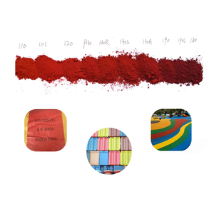 Sản xuất Trung Quốc tinh khiết sắt Oxit 130 Màu Đỏ sắc tố cho bê tông màu chủ hàng loạt - Product Image 5