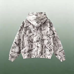 <span class=keywords><strong>Felpa</strong></span> con Cappuccio Oversize Personalizzata da <span class=keywords><strong>Uomo</strong></span> con Design Stampato, Stile <span class=keywords><strong>Streetwear</strong></span>, Tessuto Misto Poliestere/Cotone 700g - Product Image 3