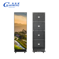 Pantalla LED Plegable para Interiores, Paso de Píxeles P2.22, Protección GOB, Sistema de Audio, Brillo de 700CD, para Comercios y Exposiciones