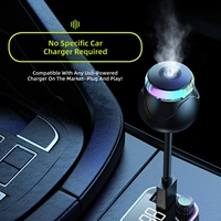 Diffuseur d'air USB pour voiture, lumière d'ambiance, pulvérisation automatique, design luxueux pour placement sur tableau de bord, huile essentielle liquide, aromathérapie