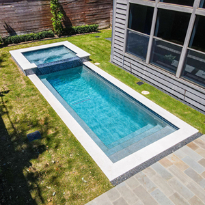 สระว่ายน้ำปั๊มบนดาดฟ้าไฟเบอร์กลาสแบบพกพาขนาดใหญ่หรูหราในฤดูร้อน - Product Image 1