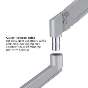 Support triple moniteur LDT62-C036P avec <span class=keywords><strong>bras</strong></span> à ressort à gaz fin, support de bureau réglable robuste <span class=keywords><strong>pour</strong></span> <span class=keywords><strong>PC</strong></span> LED <span class=keywords><strong>3</strong></span> écrans - Product Image 3