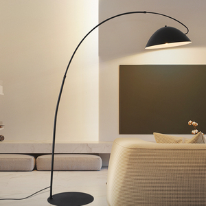 Design de mode interrupteur au <span class=keywords><strong>pied</strong></span>, décoration d'intérieur d'hôtel, lampe de sol Led noire - Product Image 2