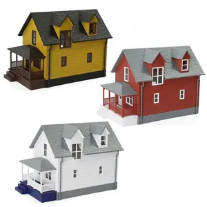 JZO01 Model Railway O Scale 1:50 Model House Residential Building Architectural Diorama
