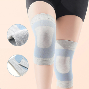 Nueva moda Unisex compresión rodilla manga poliéster ejercicio soporte con protección Flexible para levantamiento de pesas coderas rodilleras - Product Image 3