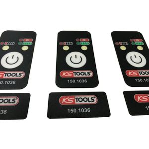 Custom Printing Membrane Control Front Panel Sticker Polycarbonate <b>Film</b> Label stickers logo labels - Product Image 1