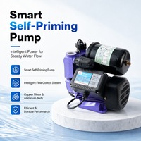 Pompe auto-amorçante intelligente avec moteur en cuivre, turbine en cuivre et tête de pompe en fer