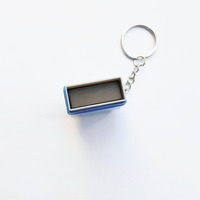 Mini nom personnalisé tampon auto-encreur photosensible vierge avec porte-clés pour signature enseignant parents médecin tampon flash