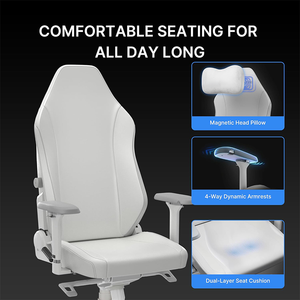<span class=keywords><strong>Chaise</strong></span> de <span class=keywords><strong>gaming</strong></span> populaire personnalisée, directement d'usine, avec accoudoirs 3D et roulettes en nylon, pour dortoir universitaire, ordinateur et bureau - Product Image 4