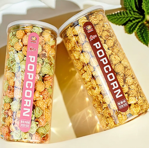 Tambour <span class=keywords><strong>de</strong></span> <span class=keywords><strong>pop</strong></span>-<span class=keywords><strong>corn</strong></span> à saveur <span class=keywords><strong>de</strong></span> caramel à la crème sphérique <span class=keywords><strong>de</strong></span> style américain, nourriture décontractée, collations célèbres sur Internet, boîte complète <span class=keywords><strong>de</strong></span> 24 barils en gros - Product Image 2