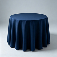 Housse de table de banquet blanche OEM pour mariage, en polyester, tailles personnalisées et couleur optionnelle pour accessoires de mobilier
