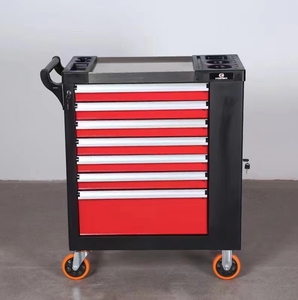 Çekmeceli, Krom Kaplama, Hareketli Alet Arabası, Garaj Alet Dolabı - Product Image 2