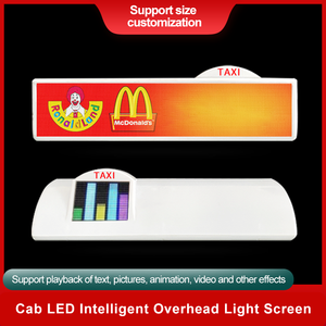 Taxi Led Top Light Color pantalla Viaje pasajero coche vacío con pantalla de voltaje de pasajero Instalación de curado Uv es Simple - Product Image 2