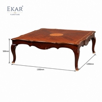 Table basse Etoile Meridien Starburst |   Table de style provincial français de luxe à bords festonnés avec médaillon ovale