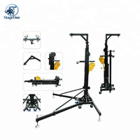 Soporte de Elevación Plegable Portátil de Hierro para Exteriores con Manivela, 6M, para Altavoces Line Array, Capacidad de Carga 250kg