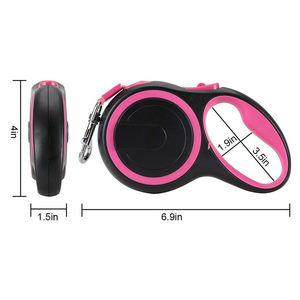 Correa para caminar de alta resistencia, sin enredos, para perros de raza pequeña/mediana/grande, cuerda de tracción telescópica para mascotas - Product Image 3