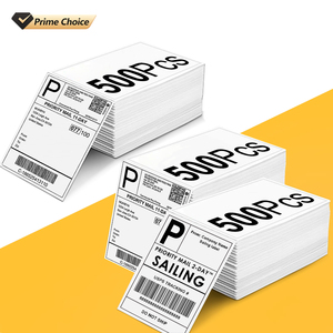 Custom Fanfold Direct Blank A6 50x25 4x6 100x150 Jumbo <strong>Template</strong> Thermal Printing Rolls <strong>Shipping</strong> <strong>Labels</strong> for Barcodes