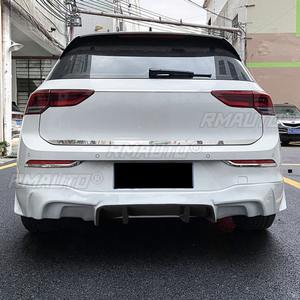 Alerón delantero, faldones laterales, difusor de parachoques trasero y splitter para Volkswagen Golf 8 2021, kit de carrocería, accesorios para coche - Product Image 4