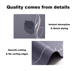 <span class=keywords><strong>Tapis</strong></span> <span class=keywords><strong>de</strong></span> <span class=keywords><strong>cuisine</strong></span> moderne antidérapant en caoutchouc 3,5 mm, surface en polyester, lavable, absorbant, motif abstrait - Product Image 4