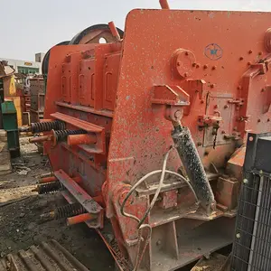 Mesin penghancur batu karang bekas, peralatan penghancur dampak seluler dengan layar bergetar obral