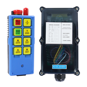 En Existencia, Control Remoto Industrial para Polipasto Eléctrico de 225 Metros, 6 Botones de Velocidad Única - Product Image 1