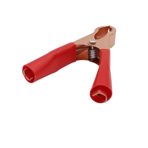 70mm Crocodile Car Caravan Van Battery <strong>Test</strong> Lead Clips Alligator Clips Connector <strong>Plug</strong> <strong>Power</strong> Red+Black - Product Image 4