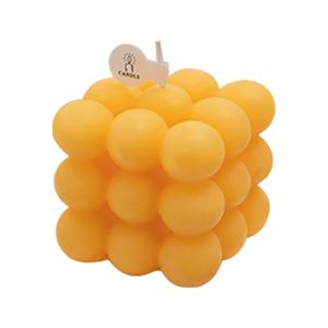 Vente en gros de 1 bougie aromatique en cire de soja en forme de cube magique, cadeau haut de gamme pour mariage, objet décoratif fait main - Product Image 3