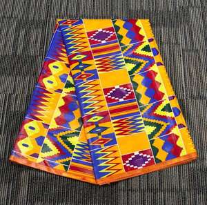 Tessuto 100% con stampa a cera di cotone Nigeria Ankara per abiti Casual <span class=keywords><strong>e</strong></span> abbigliamento di ispirazione africana - Product Image 4