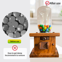 Distributeur de bonbons en bois, distributeur de bonbons en bois pour Skittles ou M&Ms, distributeur de céréales pour comptoir