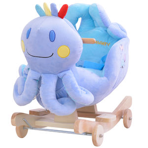 Jouet de poussette à bascule pour enfants <span class=keywords><strong>Lapin</strong></span> blanc en peluche Jouet à roulettes pour enfants - Product Image 5